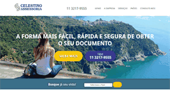 Desktop Screenshot of celestinodesp.com.br